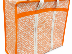 Pure Orange with White Stripe
